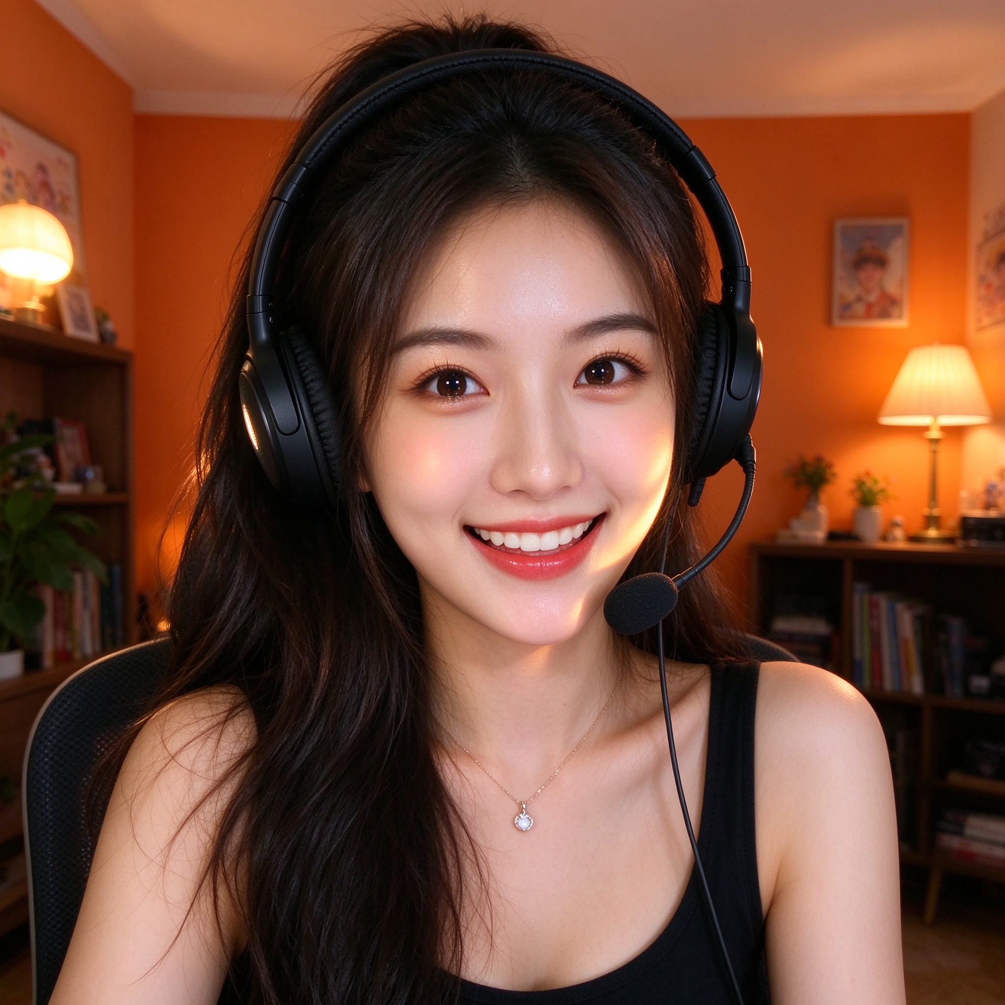 正在线等你连麦的真人女主播